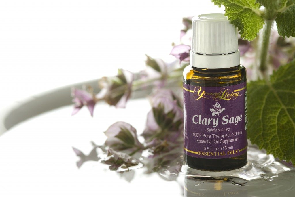 Clary sage essential oil for menopause