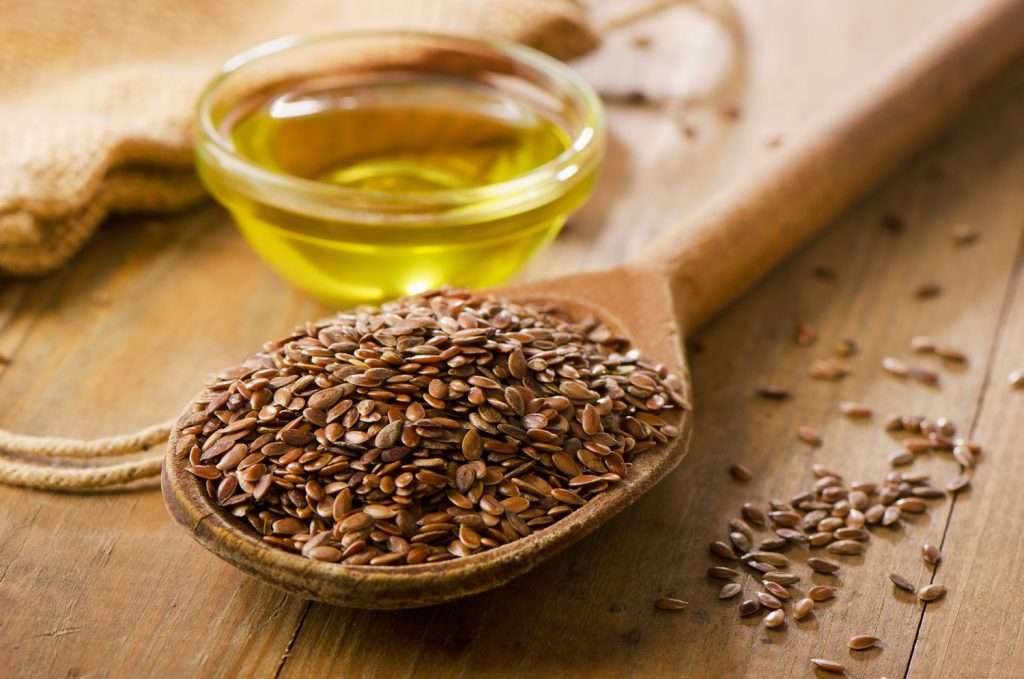 Flaxseed oil for constipation
